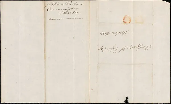 William Packard to George Coffin, 4 September 1832