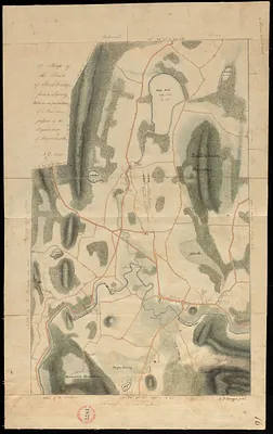 Plan of Stockbridge, surveyor's name not given, dated 1830