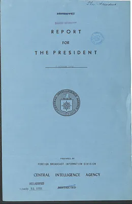 Report, Foreign Radio Reactions to the Soviet Demand for the Removal of George Kennan