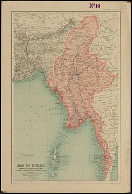 Map of Burma