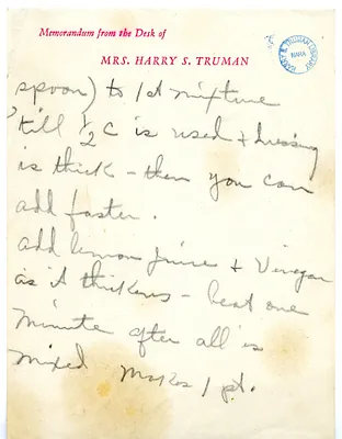 Partial Recipe