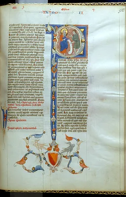 Leaf from Bentivoglio Bible