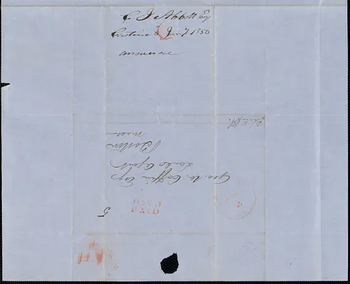 C. J. Abbott to George Coffin, 8 January 1850