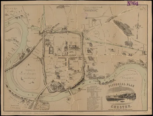 Pictorial plan of Chester