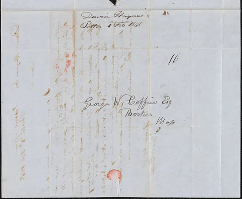 David Haynes to George Coffin, 1 February 1848