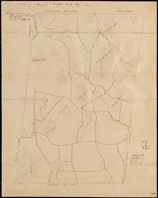 Plan of Westhampton, surveyor's name not given, dated 1831