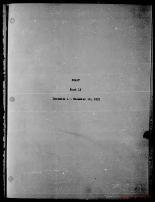 Volume 13, December 1 – December 12, 1935