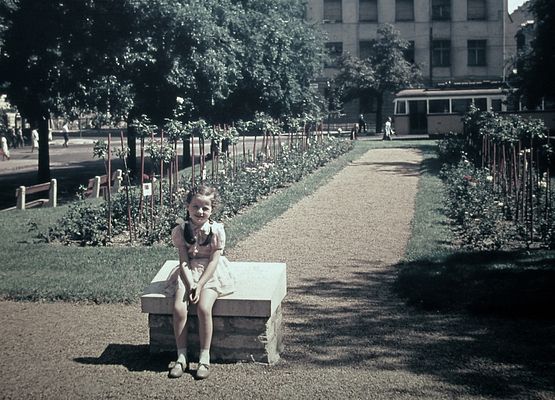 Young Girl in Királyhágó Square