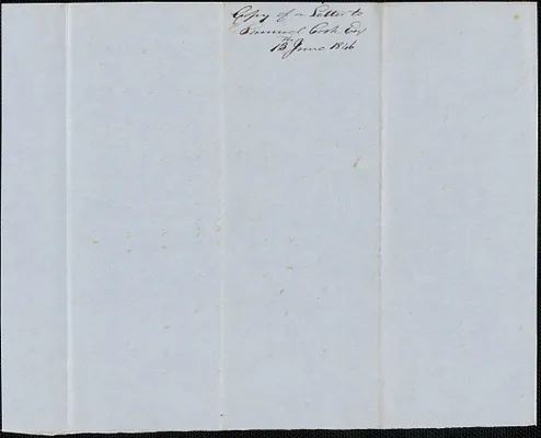 George Coffin to Samuel Cook, 13 June 1846