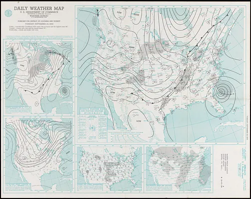 Daily weather map