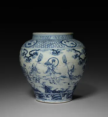 Jar with Scenes from the Land of Daoist Immortals