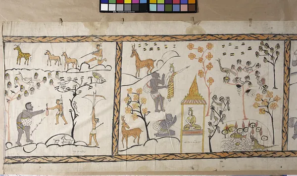Narrative Scroll: Vessantara Jataka