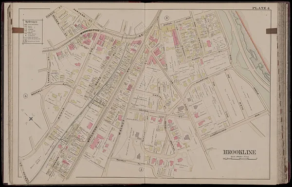 Atlas of the town of Brookline, Massachusetts