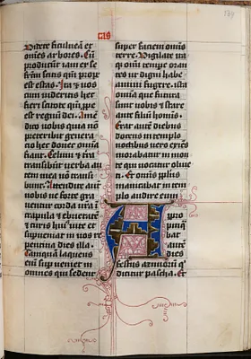 Gospel Book with Evangelist Portraits: Decorated Initial