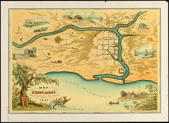 A map of Chicago
