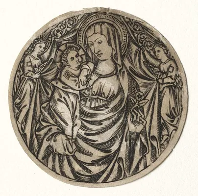 Virgin and Child with Two Angels