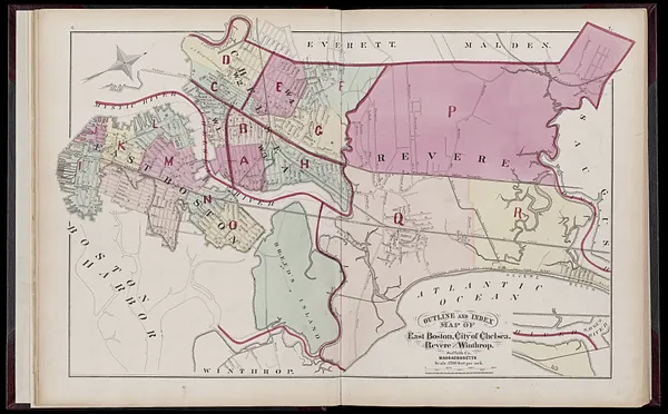 Atlas of the county of Suffolk, Massachusetts : vol. 4th including East Boston, city of Chelsea, Revere and Winthrop : from actual survey official records & private plans