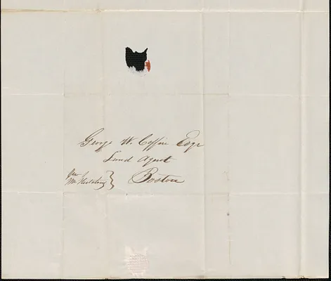 Mason Greenwood to George Coffin, 1 October 1832