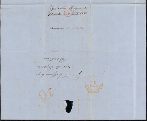 Zebulon Ingersoll to George Coffin, 11 February 1850