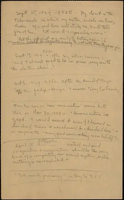 Autograph note to Alice Stone Blackwell, [Boston, Mass.?, 1927?]