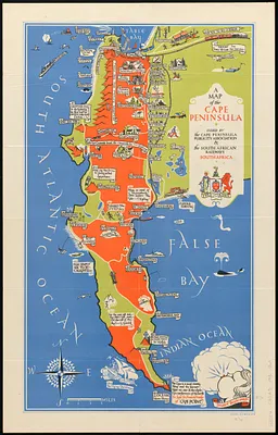 A map of the Cape Peninsula