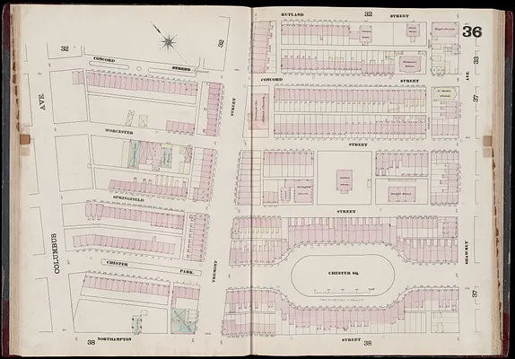 Insurance map of Boston : volume 2