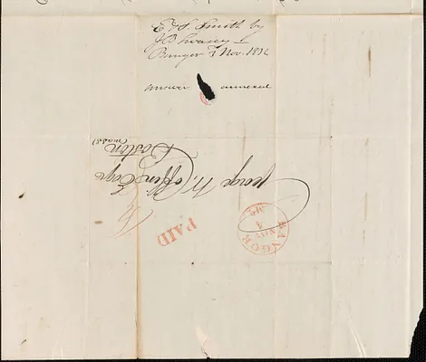 E&S Smith to George Coffin, 3 November 1834