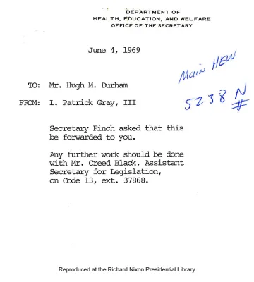 Subject File, 1969-73: [Administration Drug Bill] [5 of 5]