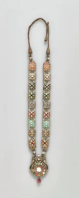 Jeweled Necklace and Pendant