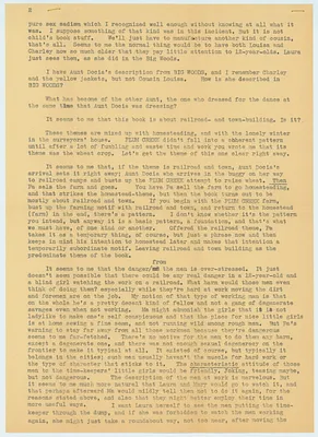 Letter from Rose Wilder Lane to Laura Ingalls Wilder