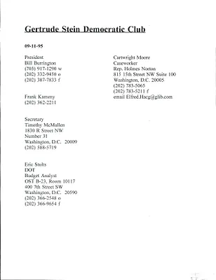 Contact Lists-Event