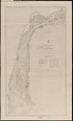 Chart of Detroit River