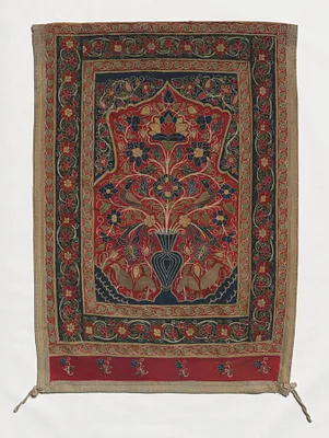 Royal Round Tent made for Muhammad Shah (wall panel with one design unit)