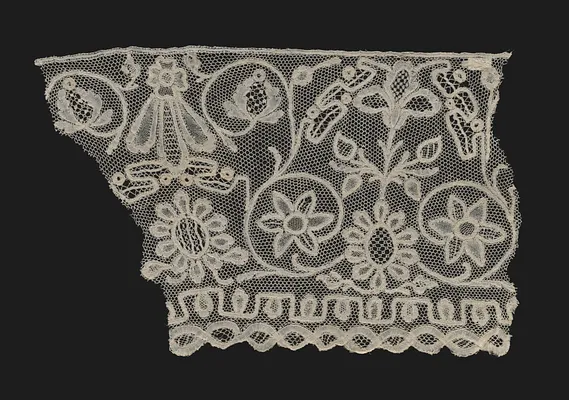 Fragment of Lace Flounce made into a Cuff