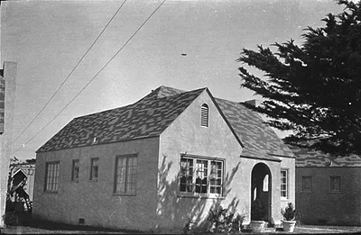 Photograph of Early 20th Century Stucco House