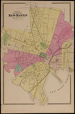 Plan of the city of New Haven, New Haven, Conn.