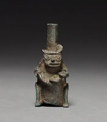 Feline Holding Human Figure