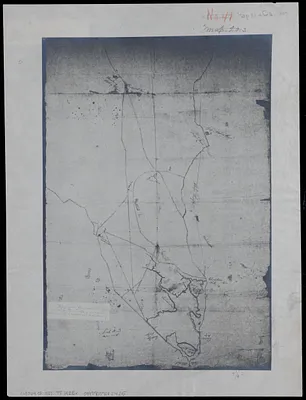 Map of Cambridge roads, about 1807