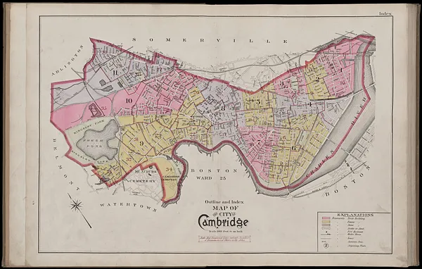 Atlas of the city of Cambridge, Massachusetts