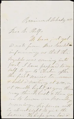 Letter from William H. Evarts, Brainerd, to Amos Augustus Phelps