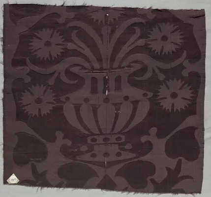 Fragment of Silk Damask Textile
