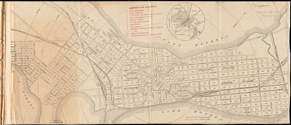 Map of Madison, Wisconsin