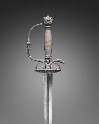 Small Sword with Masks and Figures
