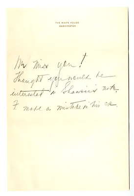Letter from Bess W. Truman to Margaret Truman