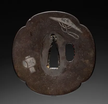 Sword Guard (Tsuba) with Treasure Motifs