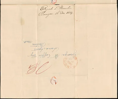 Elijah L. Hamlin to George Coffin, 18 December 1839