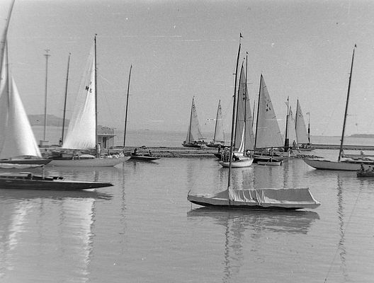 Sailboats at Balatonföldvár Marina