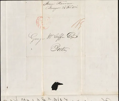 Isaac Farrar to George Coffin, 25 February 1836