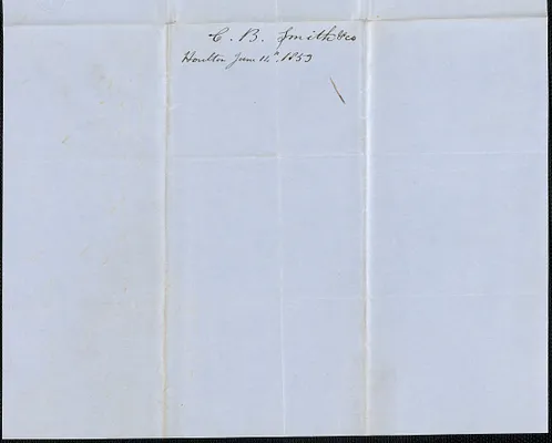 C. B. Smith to Samuel Warner, 14 June 1853