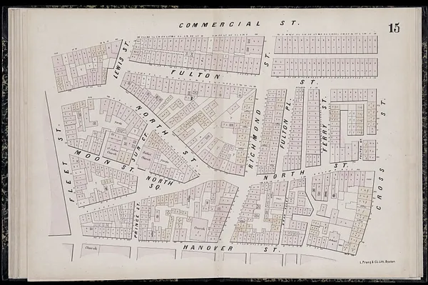 Plan of the city of Boston